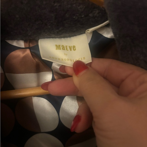 Anthropologie Charcoal Teddy Jacket - Picture 4 of 5